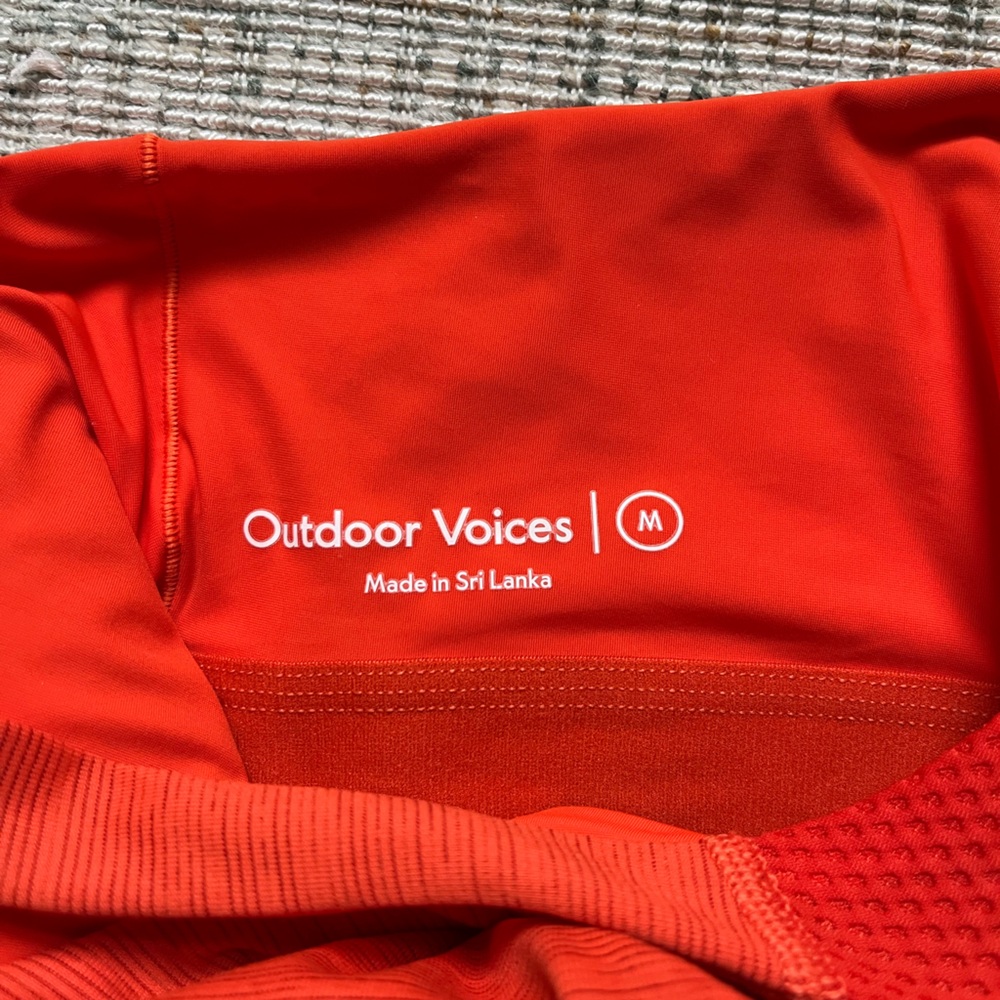 Outdoor Voices Doing Things Dress Medium Red/Orange - Picture 4 of 6